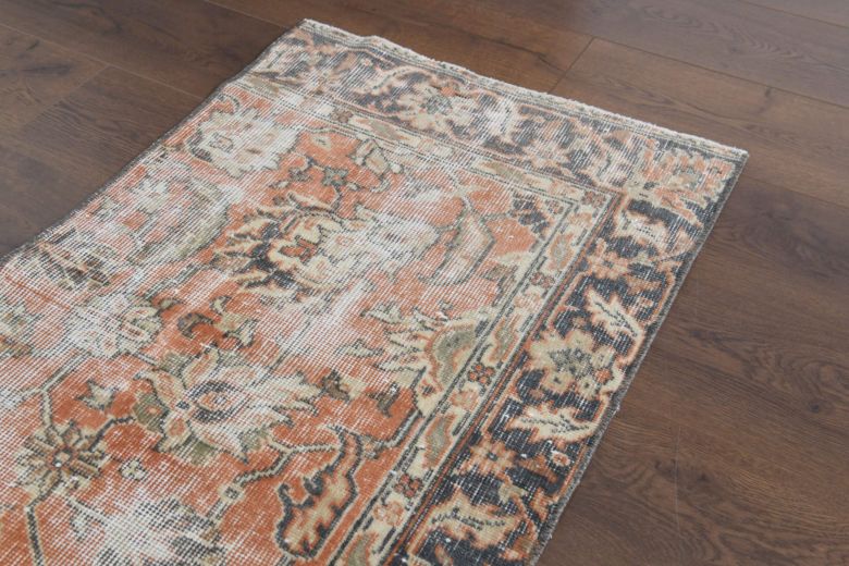 Antique Oushak Runner Rug