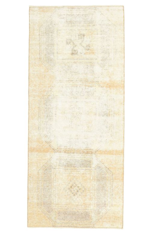 Faded Vintage Anatolian Runner Rug