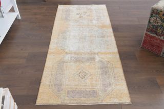 Faded Vintage Anatolian Runner Rug - Thumbnail