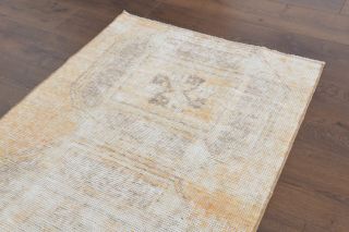 Faded Vintage Anatolian Runner Rug - Thumbnail