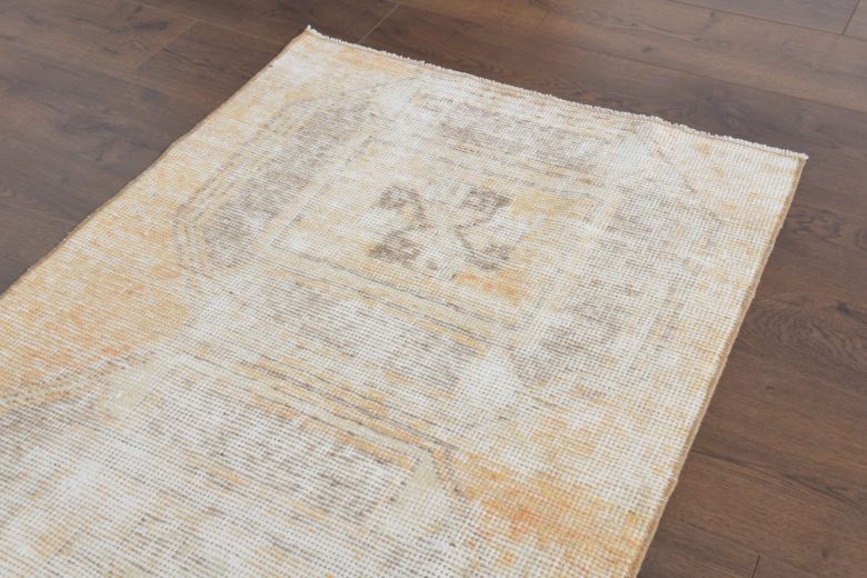 Faded Vintage Anatolian Runner Rug