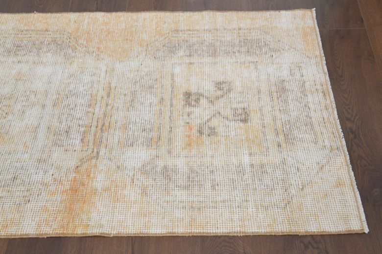 Faded Vintage Anatolian Runner Rug