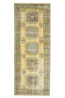 Floral Wide Runner Rug - Thumbnail