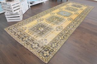 Floral Wide Runner Rug - Thumbnail