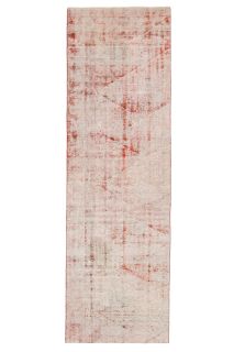 Distressed Red Vintage Rug Runner - Thumbnail