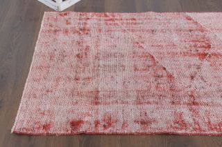 Distressed Red Vintage Rug Runner - Thumbnail