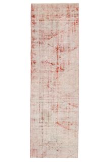 Distressed Red Vintage Anatolian Rug Runner - Thumbnail