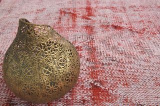 Distressed Red Vintage Anatolian Rug Runner - Thumbnail