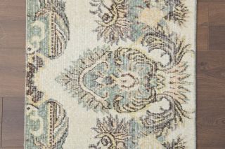 Vintage Oushak Runner Rug - Thumbnail