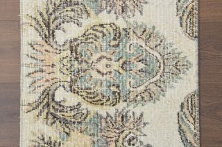 Floral Oushak Runner Rug - Thumbnail