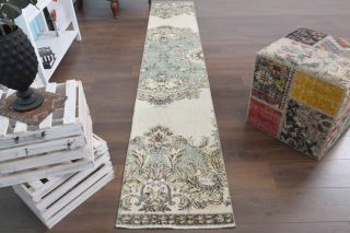 Floral Vintage Rug Runner - Thumbnail