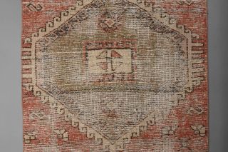 Vintage Oushak Runner Rug - Thumbnail