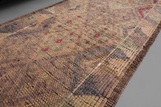 Antique Oushak Runner Rug - Thumbnail