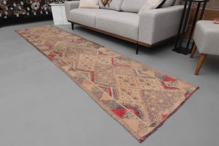 Antique Oushak Runner Rug - Thumbnail