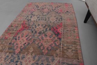 Faded Oushak Runner Rug - Thumbnail