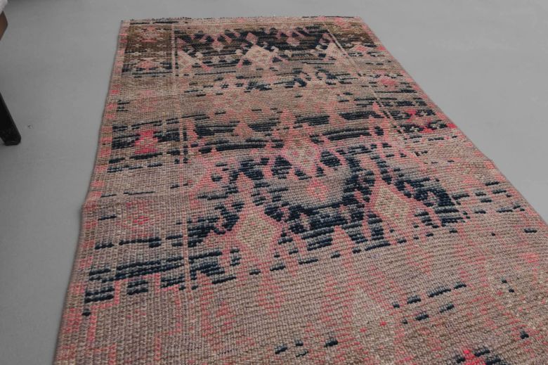 Faded Oushak Runner Rug