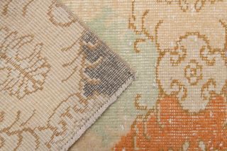 Beige Vintage Runner Rug - Thumbnail