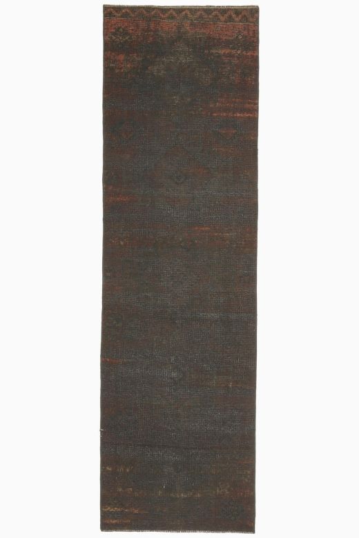 Blackened Vintage Runner Rug