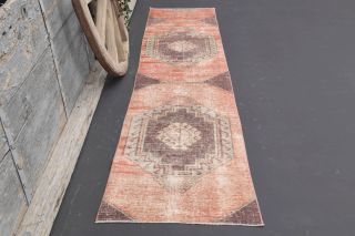 Vintage Oushak Rug Runner - Thumbnail