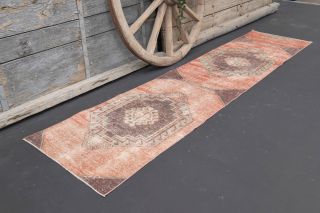 Vintage Oushak Rug Runner - Thumbnail