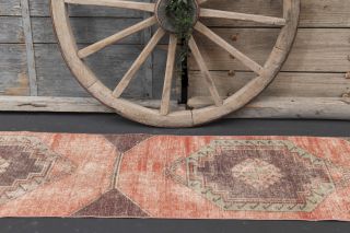 Vintage Oushak Rug Runner - Thumbnail