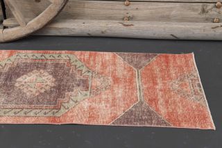 Vintage Oushak Rug Runner - Thumbnail