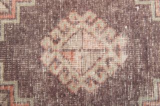 Vintage Oushak Rug Runner - Thumbnail