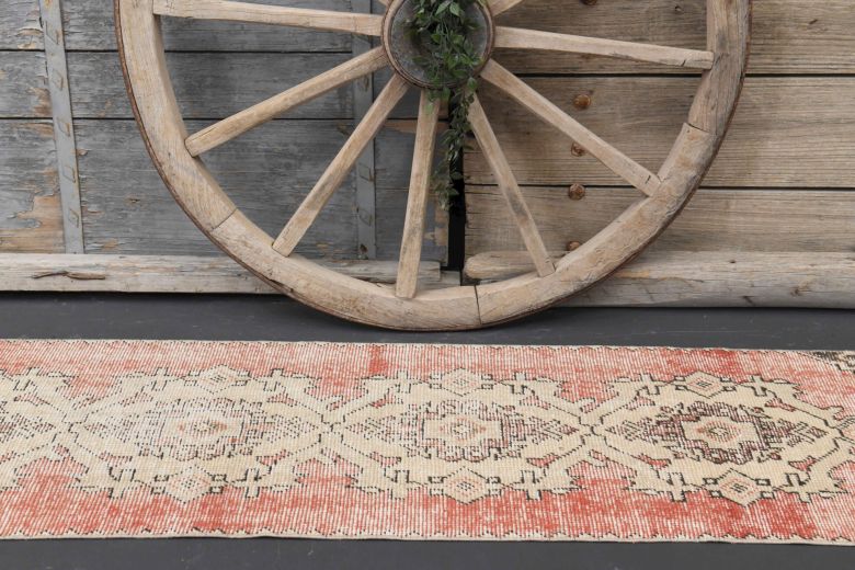 Vintage Oriental Runner Rug