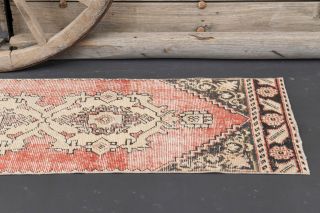 Vintage Oriental Runner Rug - Thumbnail