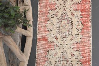 Vintage Oriental Runner Rug - Thumbnail