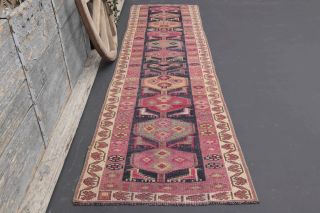 3x11 Vintage Oushak Runner Rug - Thumbnail