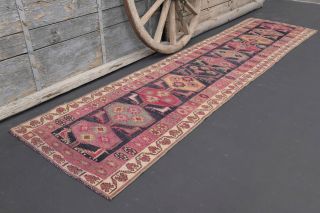 3x11 Vintage Oushak Runner Rug - Thumbnail