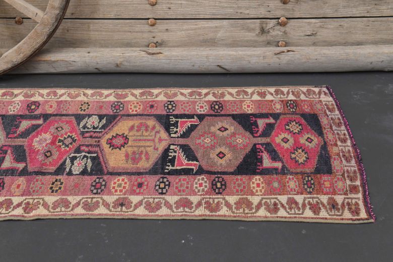 3x11 Vintage Oushak Runner Rug