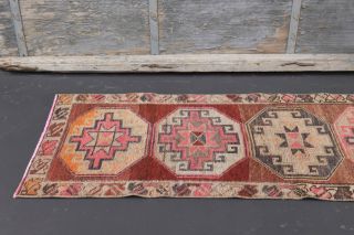 Vintage Turkish Runner Rug - Thumbnail