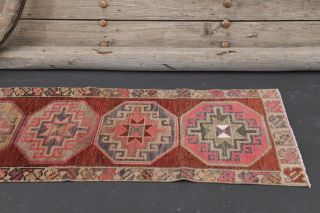 Vintage Turkish Runner Rug - Thumbnail