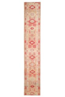 Hand-Knotted Anatolian Vintage Long Runner Rug - Thumbnail