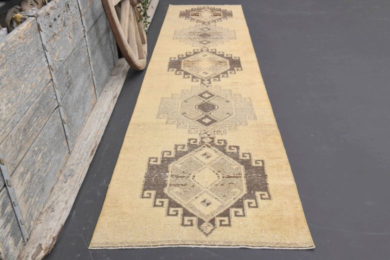 3x12 Vintage Turkish Runner Rug