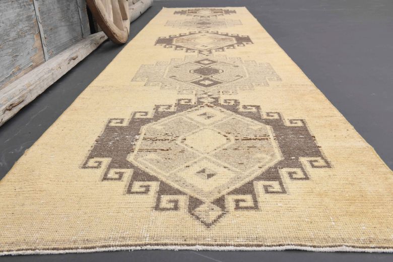 3x12 Vintage Turkish Runner Rug