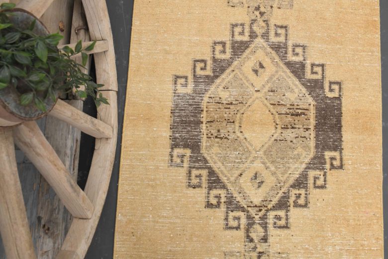 3x12 Vintage Turkish Runner Rug