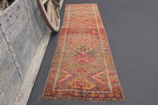 Vintage Handwoven Runner Rug - Thumbnail