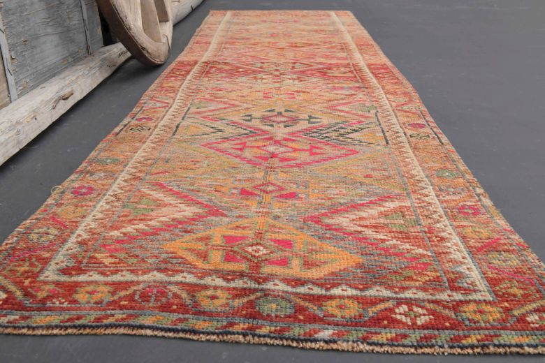 Vintage Handwoven Runner Rug