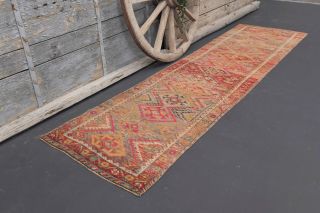 Vintage Handwoven Runner Rug - Thumbnail