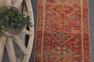 Vintage Handwoven Runner Rug - Thumbnail