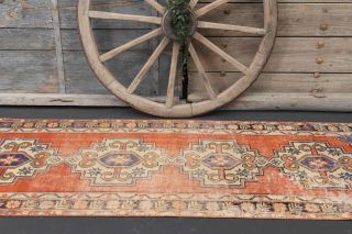 Rustic Room Decor - Vintage Runner Rug - Thumbnail