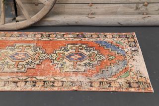 Rustic Room Decor - Vintage Runner Rug - Thumbnail