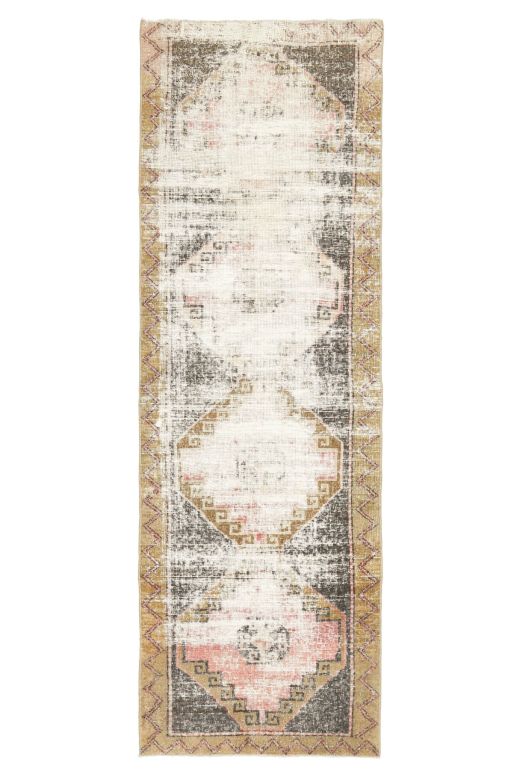 Oushak Vintage Runner Rug