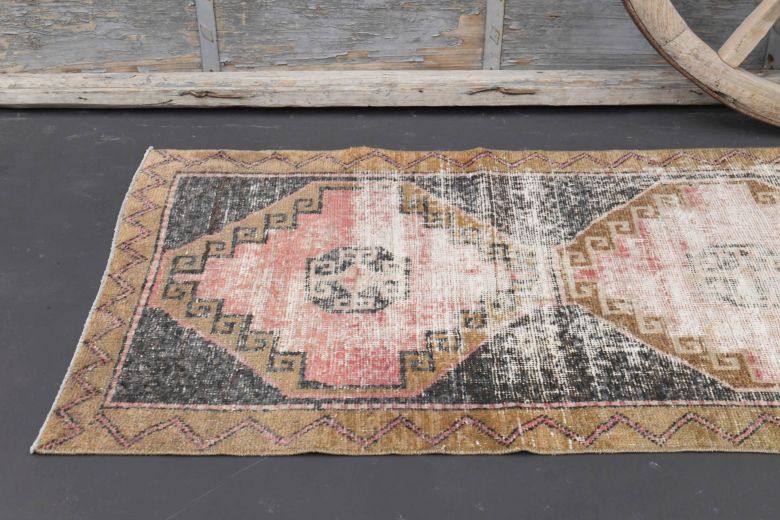 Oushak Vintage Runner Rug