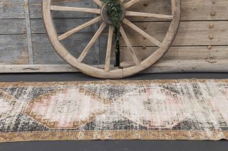 Oushak Vintage Runner Rug - Thumbnail