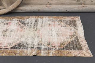 Oushak Vintage Runner Rug - Thumbnail