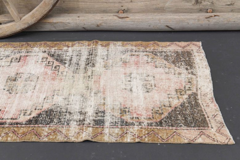 Oushak Vintage Runner Rug